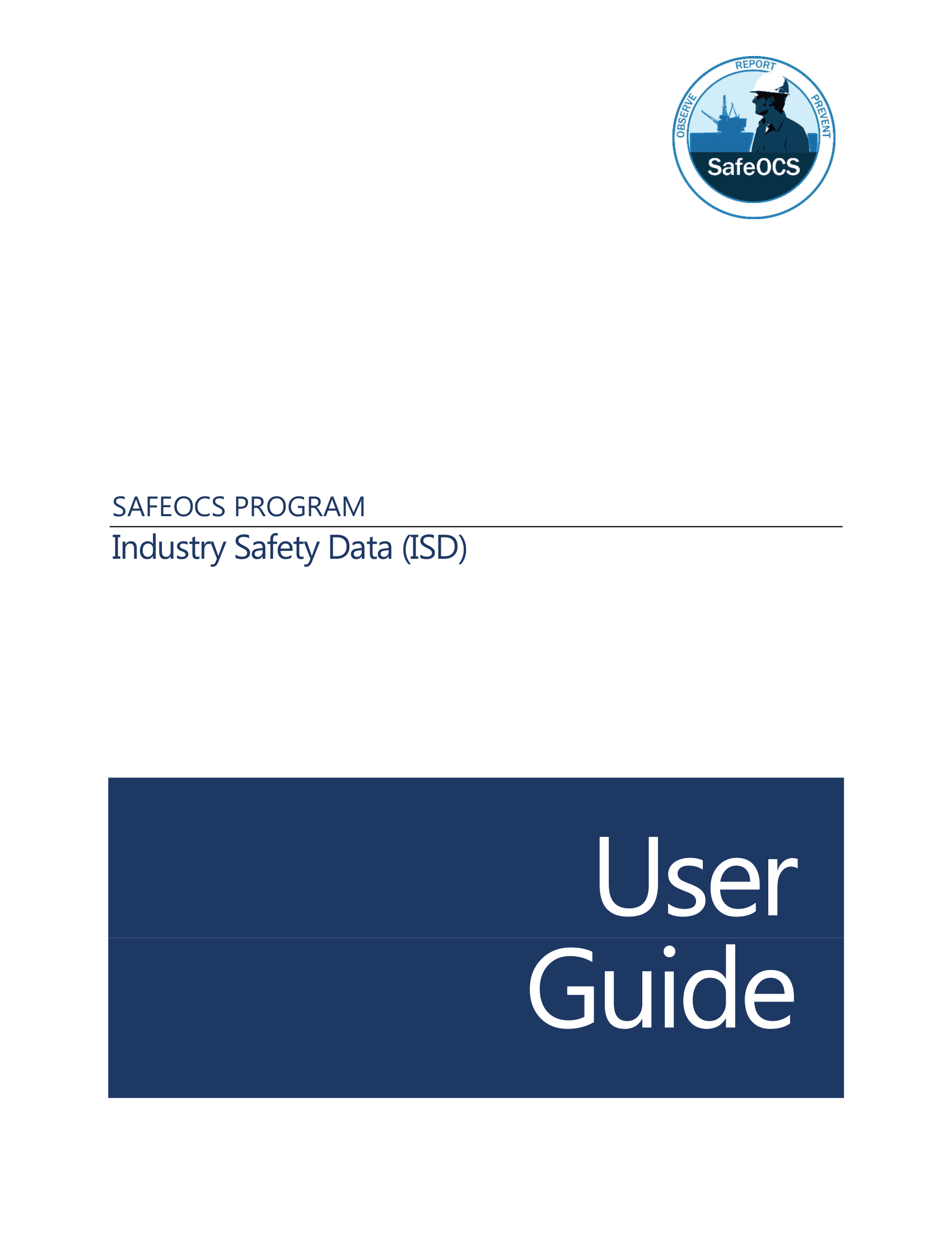 ISD User Guide cover